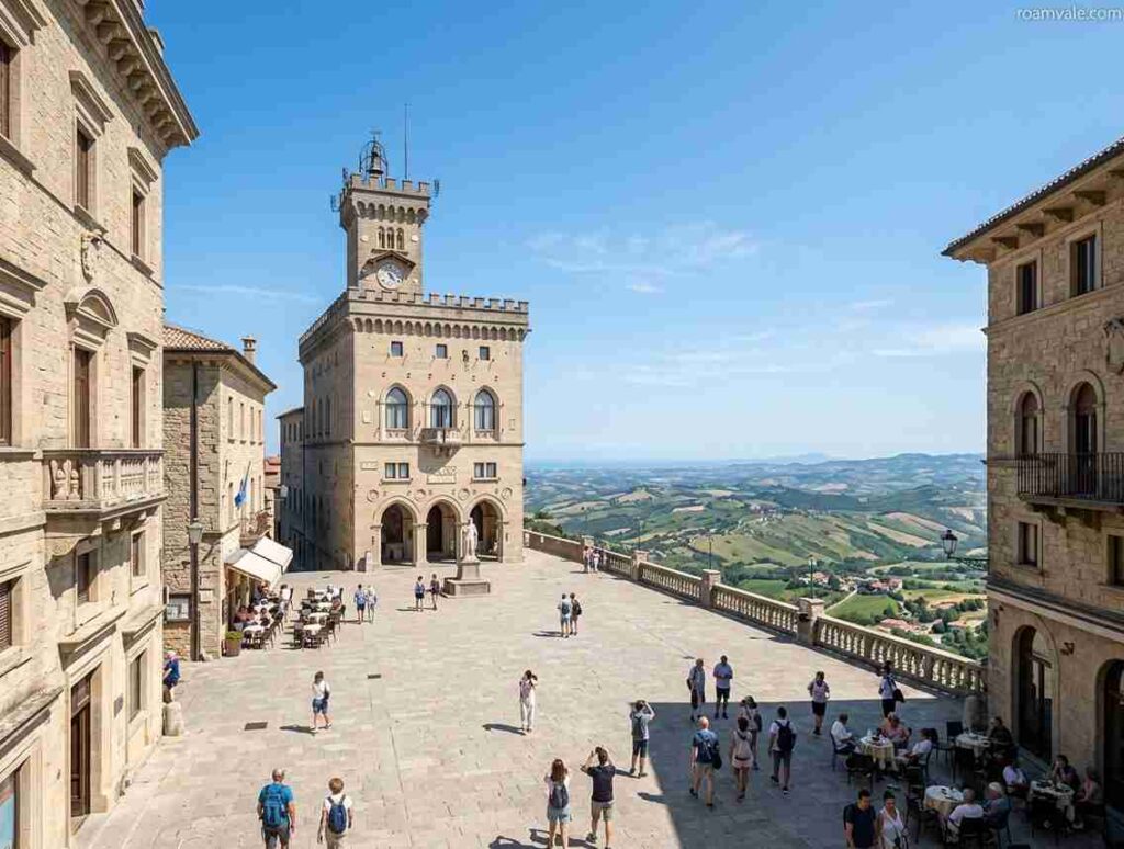 Piazza della Libertà section