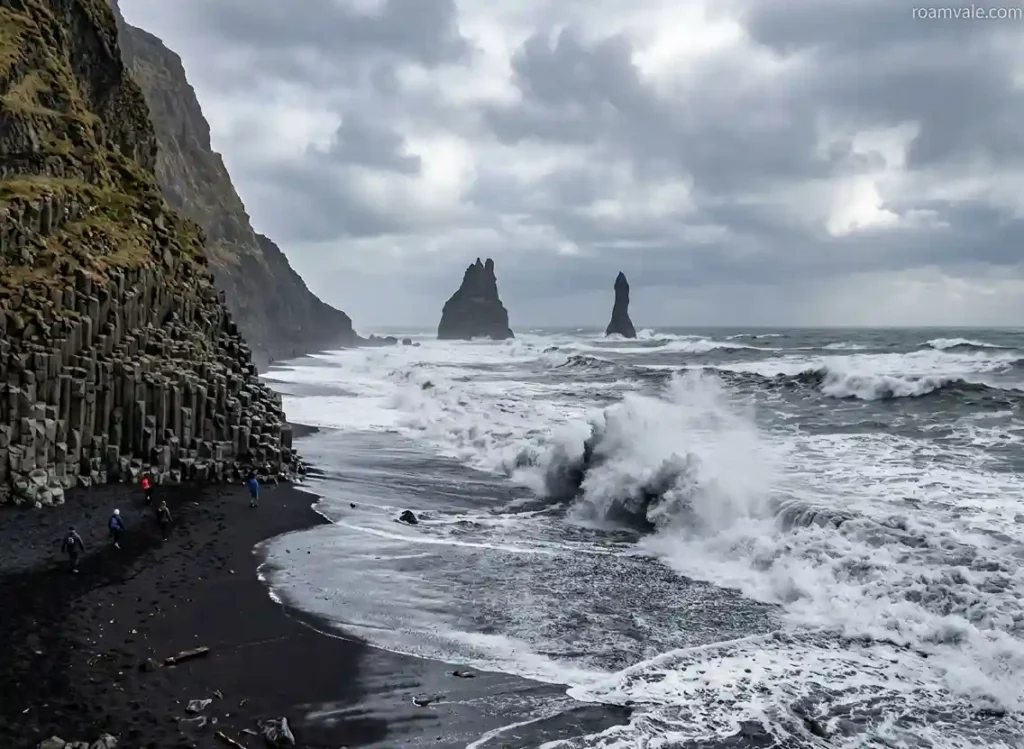 Walk on the Black Beach